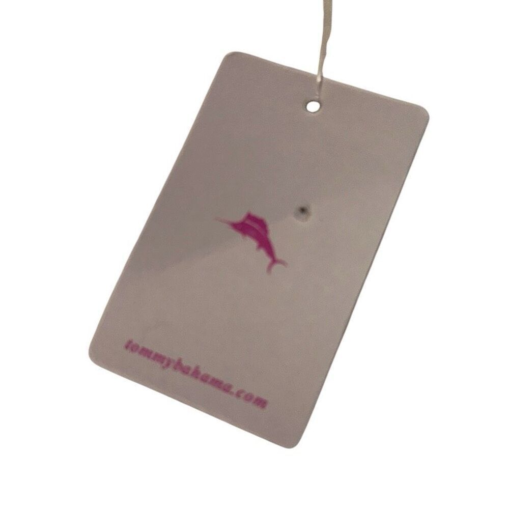 *New* Tommy Bahama White Pink Flamingo Top & Striped Shorts Girls 5/6 - Picture 7 of 9